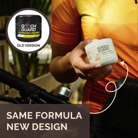 Gooch Guard Anti Chafing Cream - Chamois Butter for Cycling, Running, Gym & Outdoor Activities, Natural Anti Chafing Cream for Thigh Chafing, Chafing Cream for Women & Men (8oz)