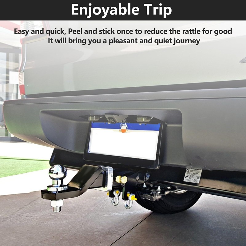 Trailer Hitch Anti-Rattle Hitch Silencer for 2" Hitches - Eliminates
