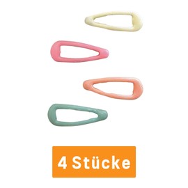 Traziewell Hair Clips Women's Thin Hair Elegant Hair Clip Pack of 4 Mini Hair Clips for Girls Hair Clips Metal Snap Hair Clip Small for Women 0516