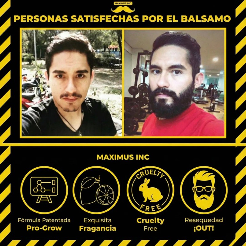 Balsamo Crecer Barba Cubrir Huecos Desde Lavanda
