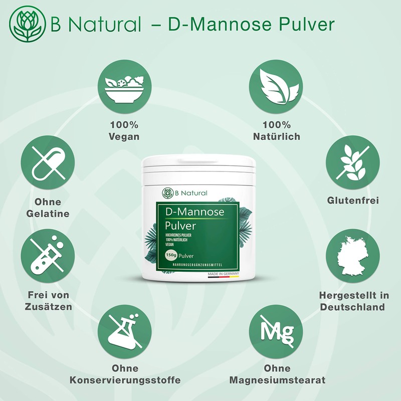 D Mannose Powder 150 g - Pure & Natural No