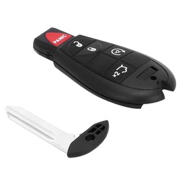 KIMISS Llave remota para automóvil de 4 botones, 433MHZ ABS Llave para automóvil para 2008-2012 M3N5WY783X