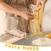 SiliFine Chitarra Cutter Italian Pasta with Rolling Pin Guitar Board