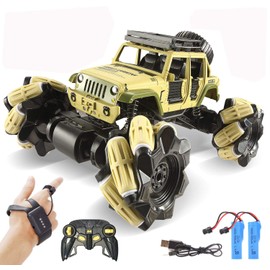 Remote Control Car, 1:16 Drift RC Cars 360° Rotating 4WD 2.4Ghz Gesture Sensor Watch Monster Truck for Kids Stunt Climbing Car Rechargeable Batteries