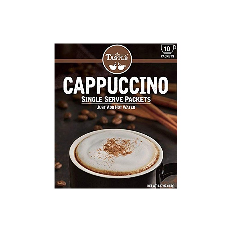 Cafe Tastlé Single Serve Cappuccino Coffee, 10 Count