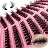 Eyelash Extensions Set, 200 Pieces, Fluffy Artificial Eyelash Clusters, Lashes