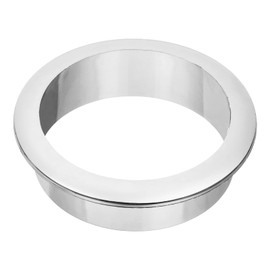 sourcing map 1 Pcs 2.17 inch (55mm) Nylon Desk Grommets, Plastic Cable Hole Cover, Wire Cord Cable Organizer for Computer Desk Cabinet, Silver