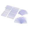 100pcs Regular Top Loaders Transparent Card Sleeves Collectible Card Top