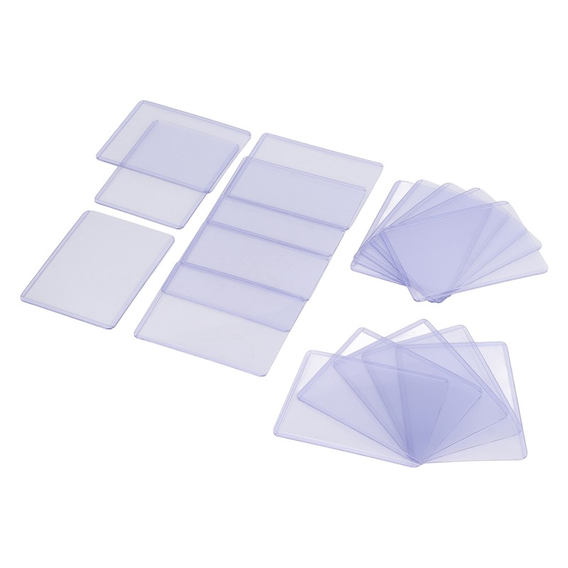100pcs Regular Top Loaders Transparent Card Sleeves Collectible Card Top