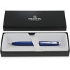 Sheaffer 100 Glossy Blue Lacquer Ballpoint Pen with Polished Chrome