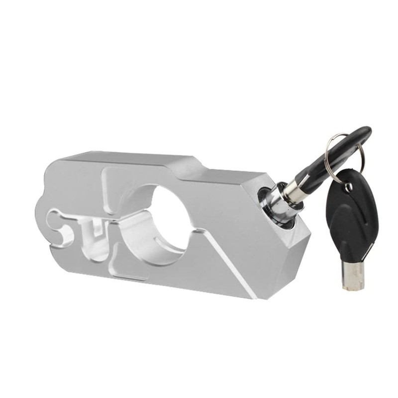 Riloer CNC Motorcycle Handlebar Lock Aluminium Alloy Car Safety Locks