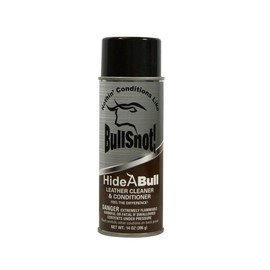 BullSnot! HideABull Leather Cleaner and Leather Conditioner 10899010 for Use on Leather Apparel Furniture Car Boat Truck 14oz