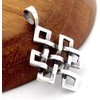 Tibetan Endless Knot Perveu Silver 925 Pendant Pen Top, Silver,