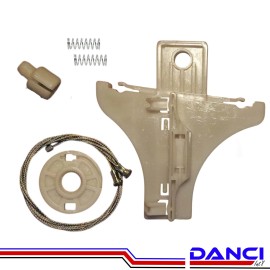 Danci parts Power Window Regulator Repair Kit For 1998-2005 VW Passat Rear Left Driver Side