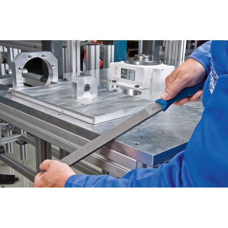 Pferd 810200H2 Cut 2 Type Regular Pillar File, Silver, 200