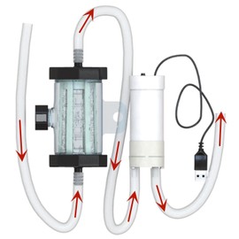 Nmifoan Electric Aquarium Gravel Cleaners USB Pump Quick Low Water Level Water Changer Aquarium Siphon Vacuum Cleaner with 5M(16.5FT) and Filter for Fish & Turtle Tank(not Include Tank & Fish)