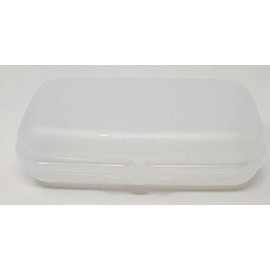 TUPPER Ware To Go Maxi-Twin Clear Maxi Twin Lunch Box Container Large Lunch Box