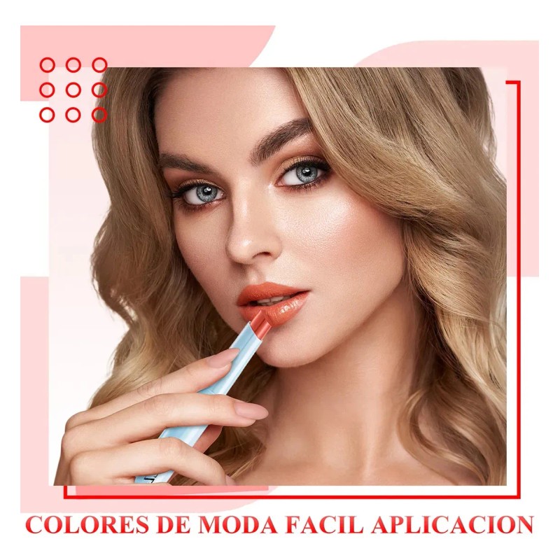Labial Brillo De Prensa Lápiz Gloss Maquillaje