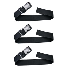 mkemka 3pcs Bumbag Extender Straps Adjustable Backpack Chest Strap Belt Extender for Fanny Pack Straps Adjustable mountaineering bag​ belt Quick Release Buckle for Backpacks ​band with Slide D-Ring