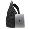 Cali Crusher Sling - 100% Smell Proof/Convertible Shoulder Pack (Black/Blue)