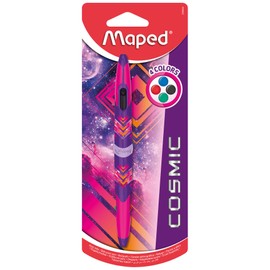 Maped Cosmic Double Tip Pen with 4 Colours (Pink Design)
