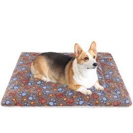 Bidason Pet Cushion, Pet Mat, Fluffy, Warm, Dog Mat, Square, Pet Bed, Washable, Cute, Thermal Comforter, Small/Medium Dogs, Soft, Sleep Sound, Comfortable, Cold Protection, Pet Sofa, Choose Your Size/Color