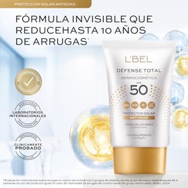 LBEL - Défense Total Protector Solar Antiedad 30ml, Reduce Arrugas y Líneas de Expresión, Protección 50FPS, para Todo Tipo de Piel, Uso Diario, con...