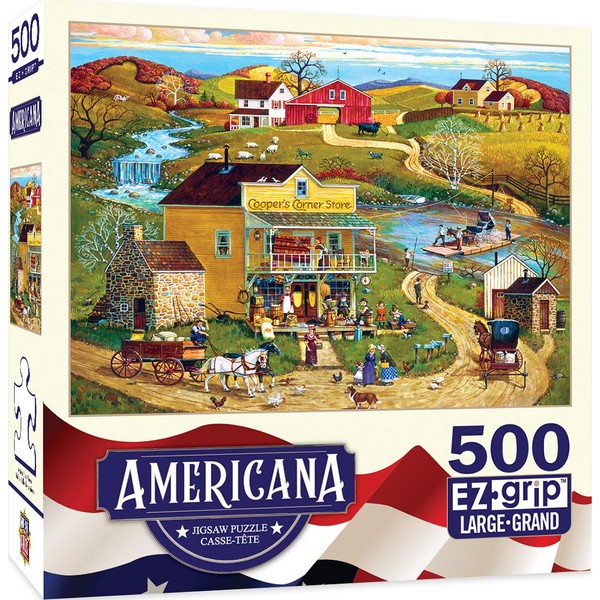 Americana by Bob Pettes - Cooper's Corner 500Pc Ezgrip Puzzle