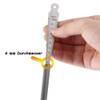 Mesee Stainless Steel Ruler, Wedge Feeler Gauge, Taper Gauge, Depth