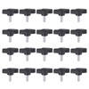 HARFINGTON 20pcs Tee Wing Knobs Thumb Screws M4 x 12mm