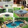 Mademax Solar Bird Bath Fountains Pump, Upgrade 1.4W Solar Fountain