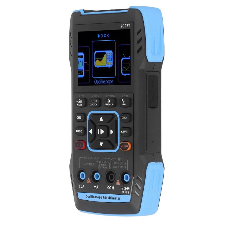 Oscilloscope Multimeter Waveform Generator 3 in 1 Handheld Digital Signal