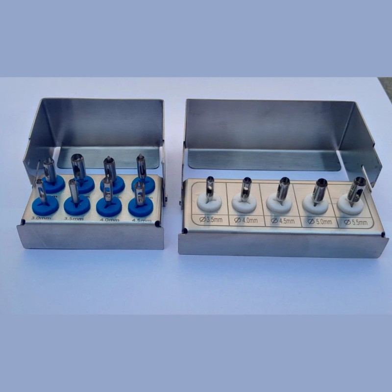 NOMI BROTHERS Stainless Steel Dental Tissue Punch Set – 5