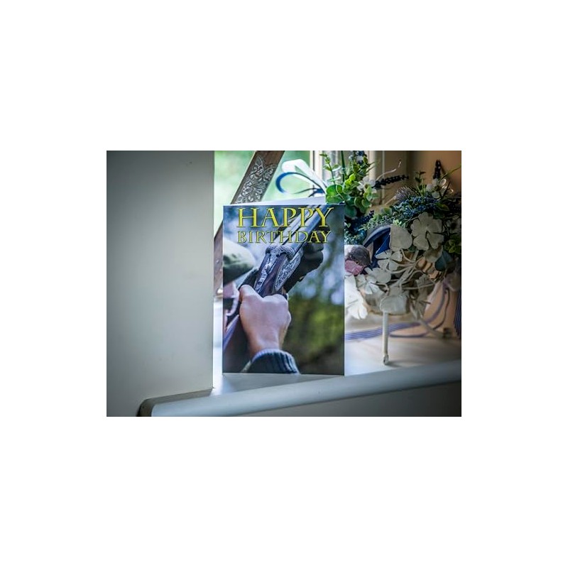 Shooting Birthday Card Side by Side