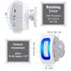 Caregiver Pager Motion Sensor Alert Room Bed Alarm and Fall