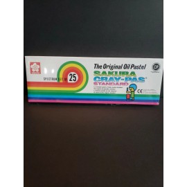 Sakura New Set of 25 Sakura Cray-Pas Colors Spectrum Japan XEP-25. Oil pastel crayons.