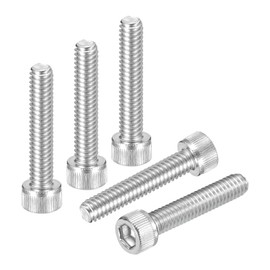 DTGN #8-32x7/8 Socket Head Cap Screws Bolts - 50Pack - Good for Road Bicycle, Mountain Bike, Auto, Motorcycle - 304 Stainless Steel Hex Head Metric Screws - Silver