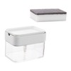 DOITOOL Press Soap Dispenser Set Dishwashing Liquid Dispenser for Kitchen