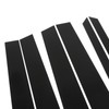 8PCS Door Window Pillar Trim Bright Black 4D Style PC