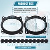 Gulfmew 6×9 Inch Front Door Speaker Adapter Bracket with Foam