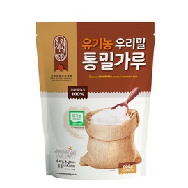 Saving Our Rural Villages 600g Organic Korean Whole Wheat Flour / 유기농 우리밀 통밀가루 600g