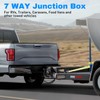 Nilight 2PACK 7 Way Electrical Trailer Junction Box 7 Gang