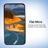 Chrome Rear View Main Door Mirror,Upper Flat Mirror,Right Passenger Side