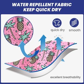 maamgic Mens Swim Trunks 5" with Mesh Lining Quick Dry Bathing Suits for Men Swim Shorts Swimwear Medium