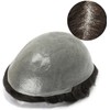 Prótesis Capilar Hombres Tupé(30mm Wave,22R_110%_FREE_8X10)