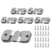 Picture Frame Hanger Bracket 12 Pieces Furniture Connectors Interlocking Flush-Mounted