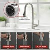 Lavatrum Kitchen Faucets with Pull Down Sprayer 17 Inch Single