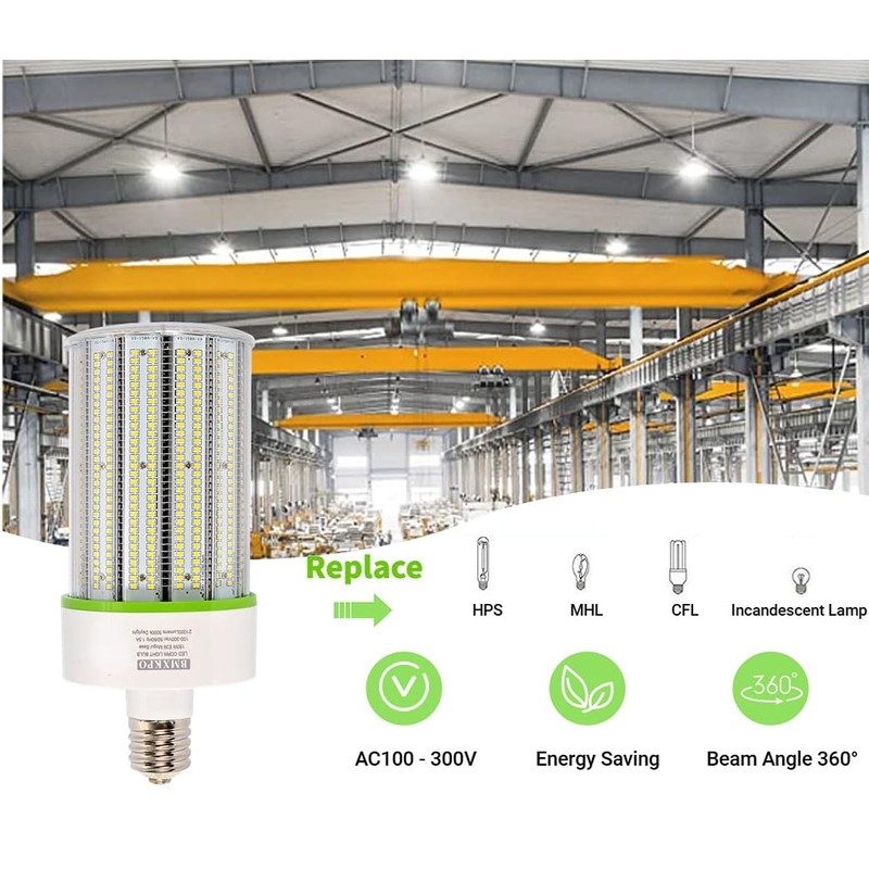 250W LED Corn Light Bulb,E39 Mogul Base 5000K Daylight Corn