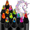 Yangmei Art Supplies for Kids 9-12, 12 Rainbow 1 Count