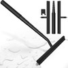 Upgraded 2 in 1 Extendable Shower Squeegee for Glass Doors,